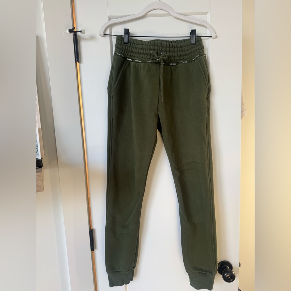 Women’s LOUNGE Olive Green Jogger Pants